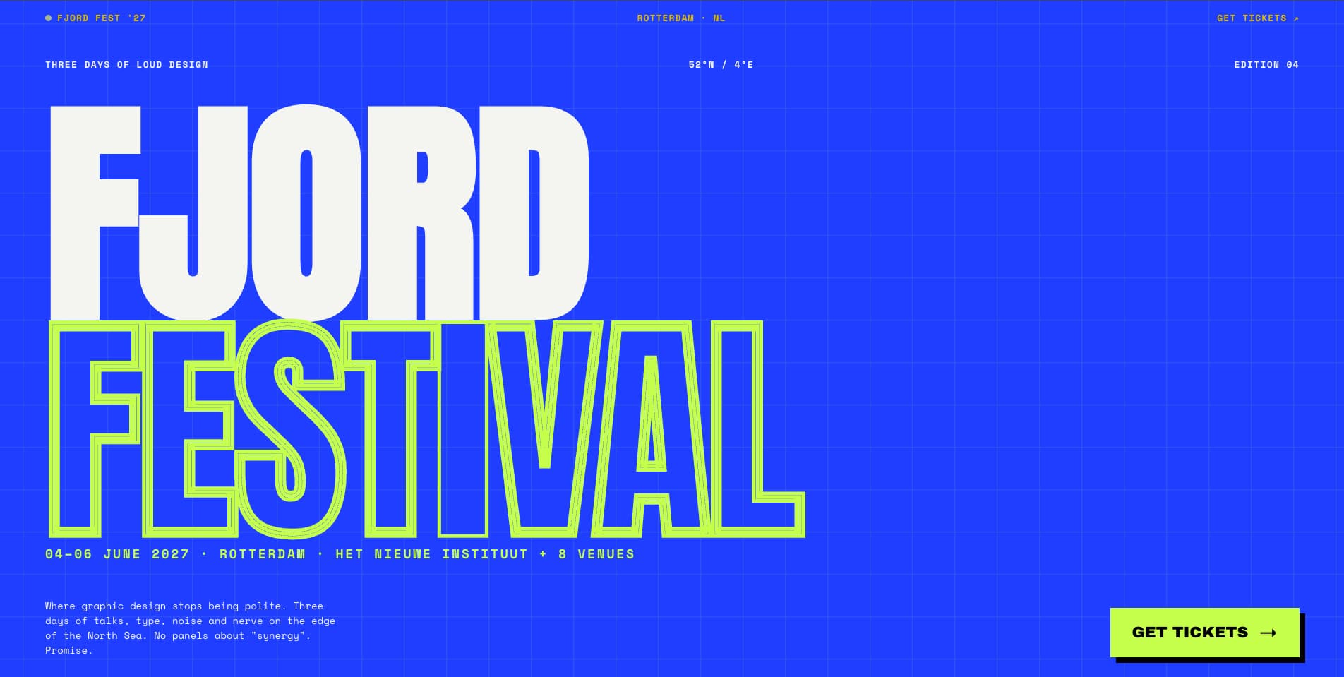 Fjord Festival website