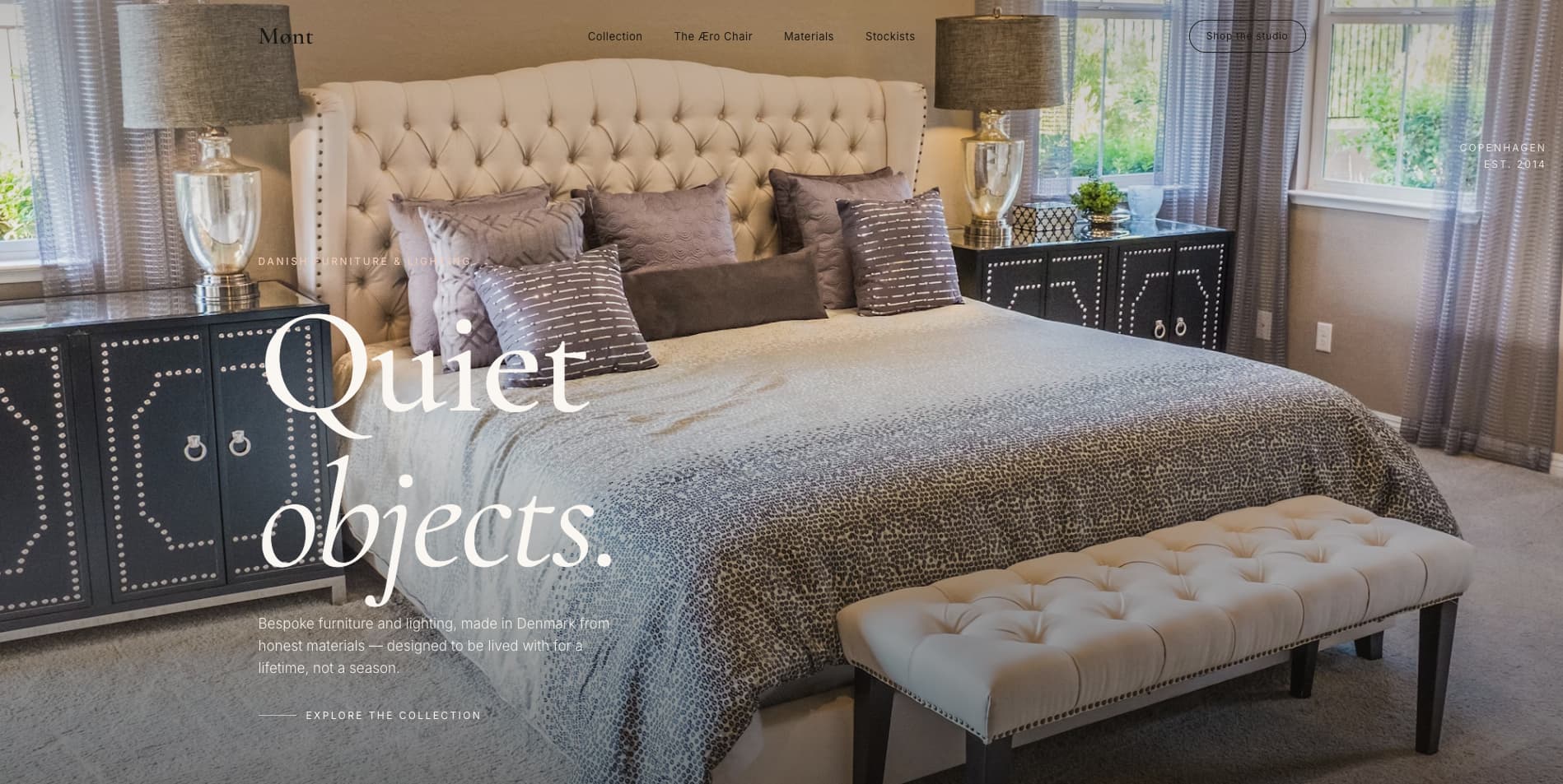 Mønt furniture website